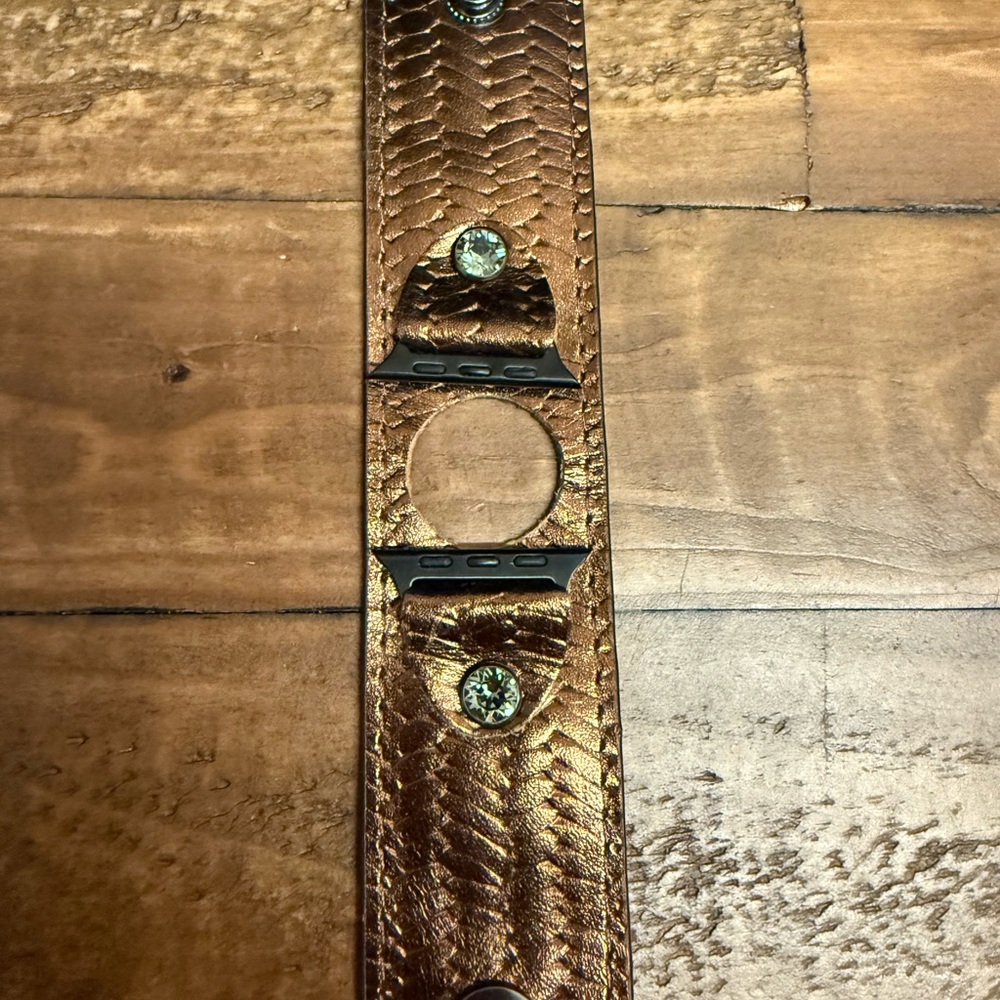 Authentic Upcycled Bronze Unbreakable Cuff Watch … - image 1